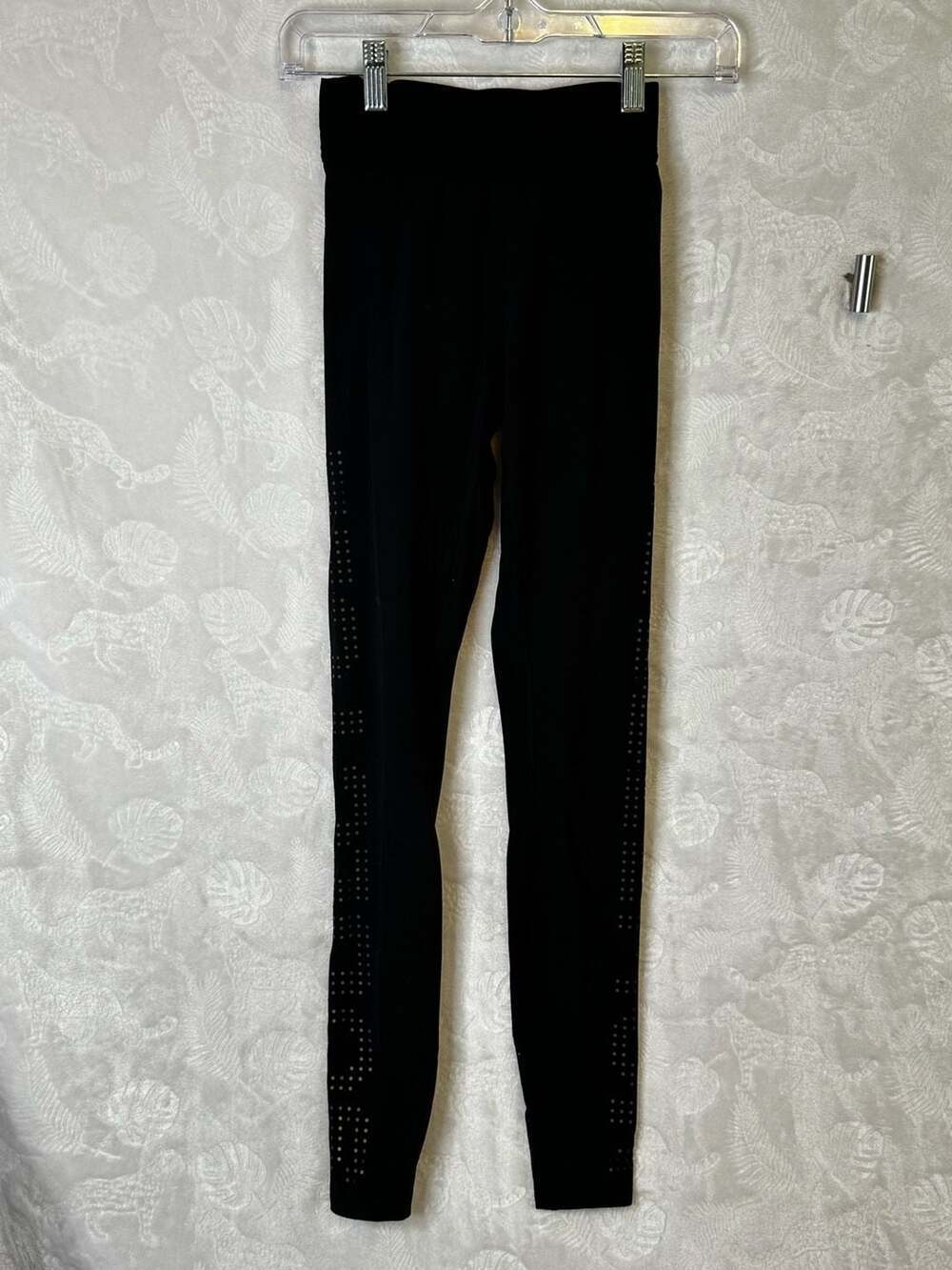 Lululemon x SoulCycle Black Perforated Leggings